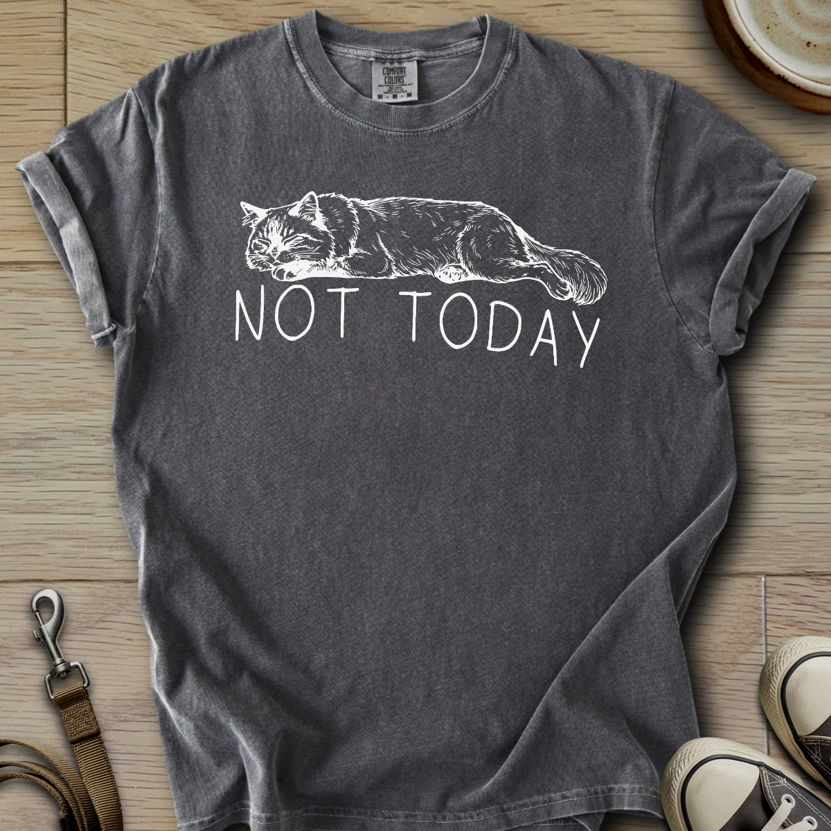 Not Today - Cat T-Shirt