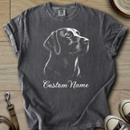 Custom Name dog silhouette - Labrador T-Shirt