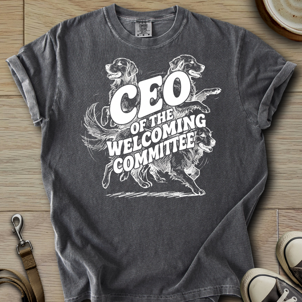 CEO of The Welcoming Committee - Golden T-Shirt