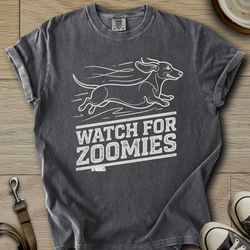 Watch for Zoomies - Doxie T-Shirt