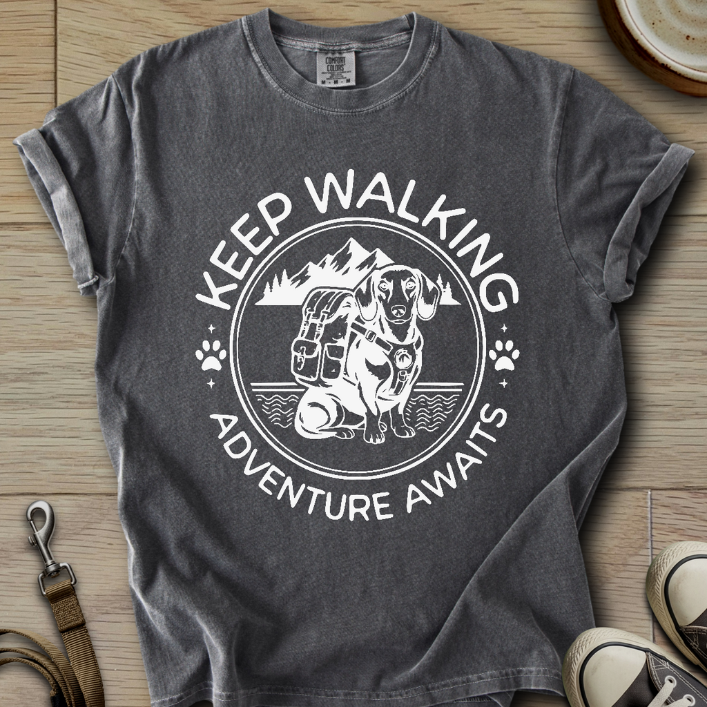 Adventure Awaits - Doxie T-Shirt