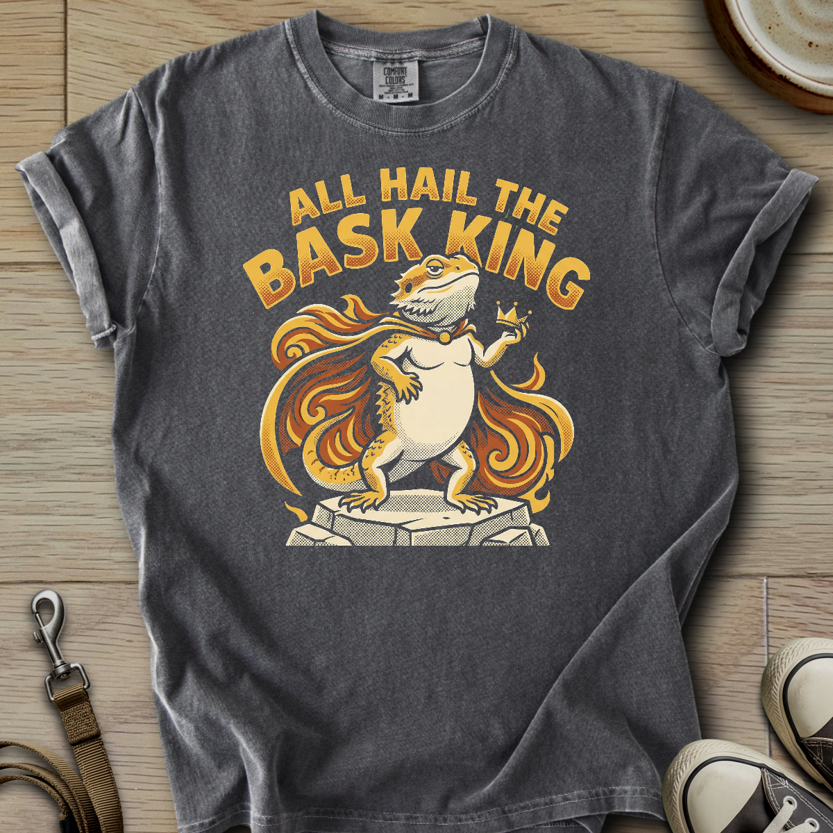 All Hail the Bask King - Beardie T-Shirt