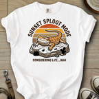 Sunset Sploot Mode - Beardie T-Shirt