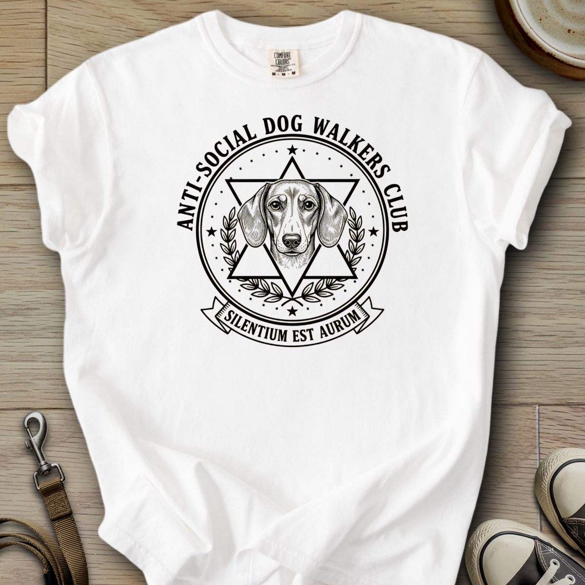 Anti-Social Dog Walkers Club - Doxie T-Shirt