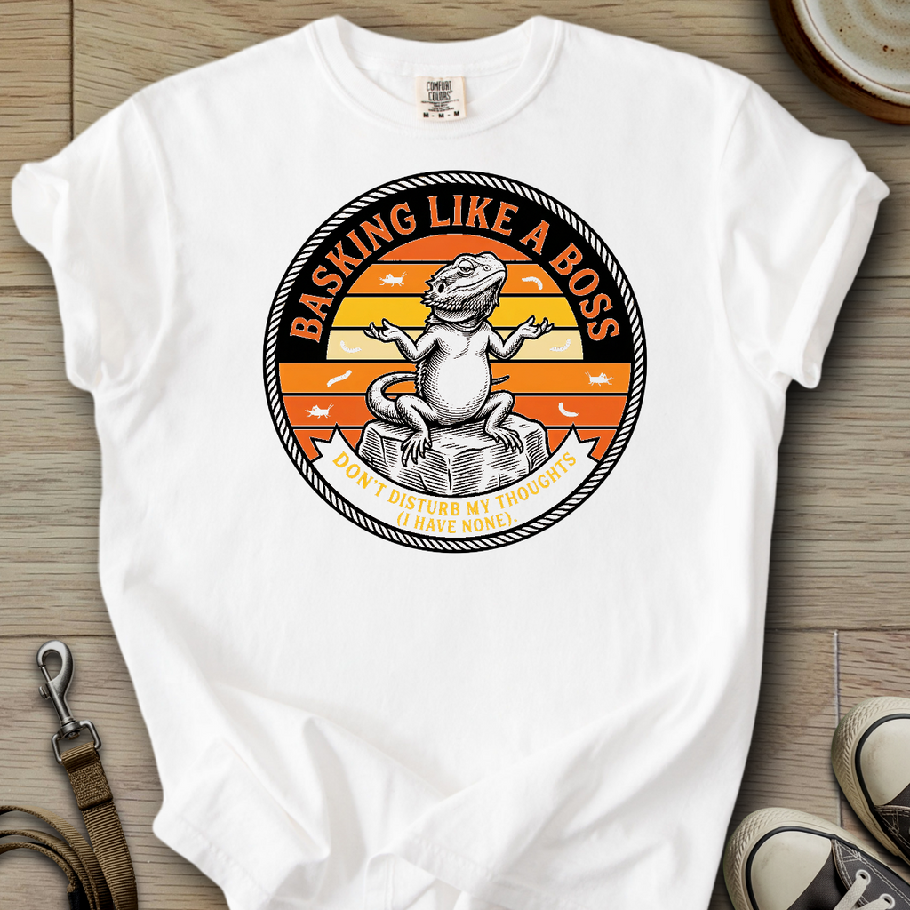 Basking Like a Boss - Beardie T-Shirt