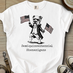 Semiquincentennial Shenanigans - Schnauzer T-Shirt