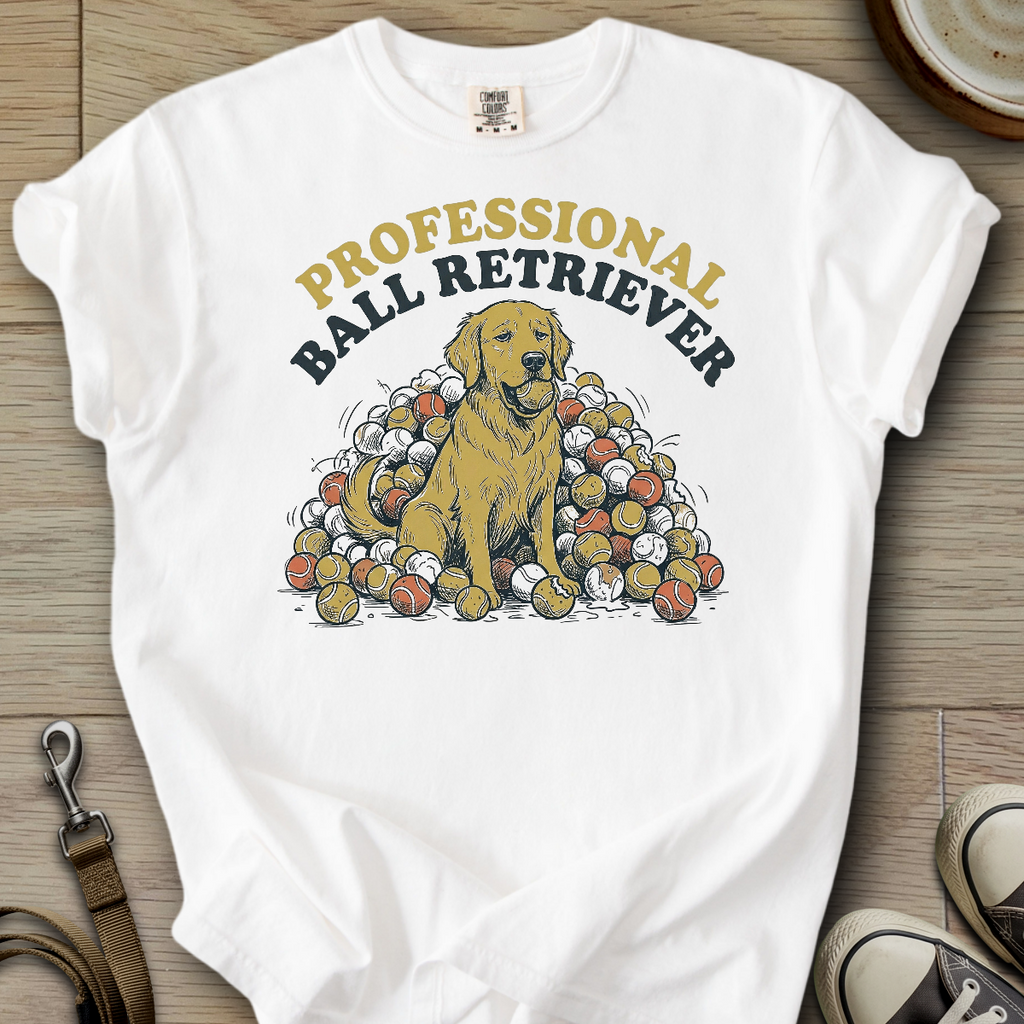 Professional Ball Retriever - Golden T-Shirt