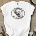 Fueled by Snacks - Labrador T-Shirt