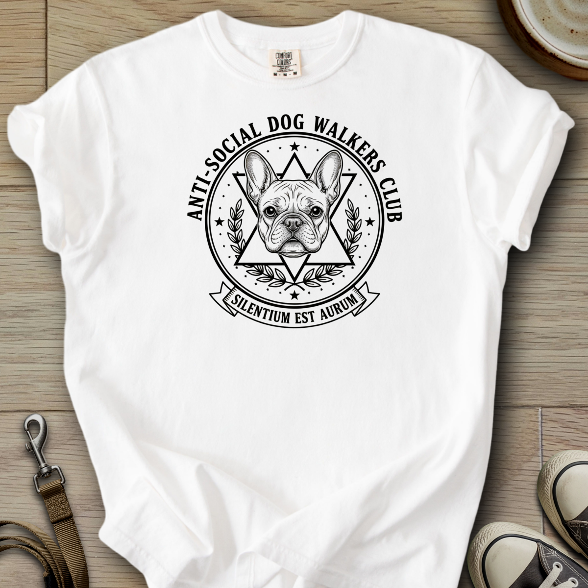 Anti-Social Dog Walkers Club - Frenchie T-Shirt