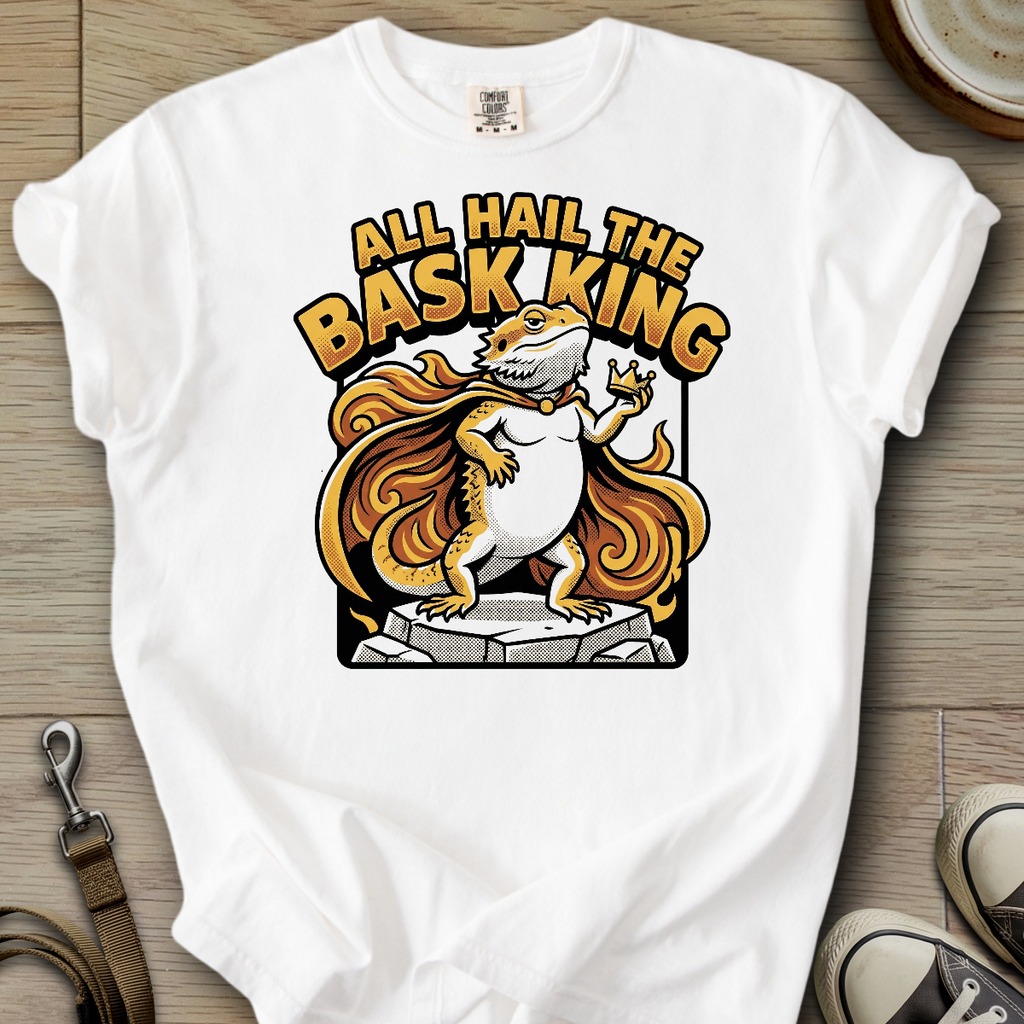All Hail the Bask King - Beardie T-Shirt
