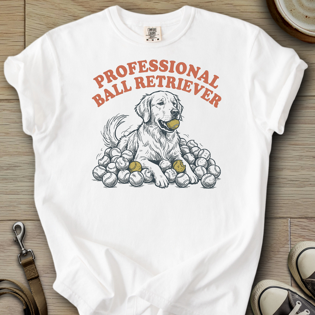 Professional Ball Retriever - Golden T-Shirt