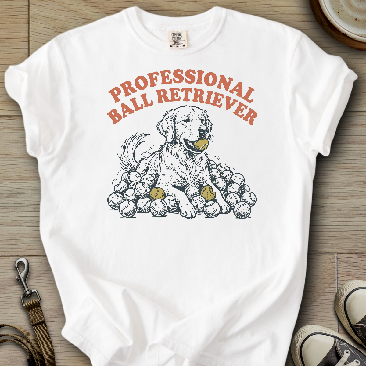 Professional Ball Retriever - Golden T-Shirt