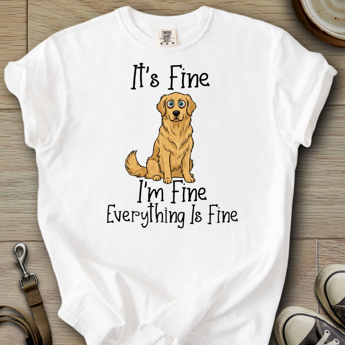 Everything is Fine - Golden T-Shirt