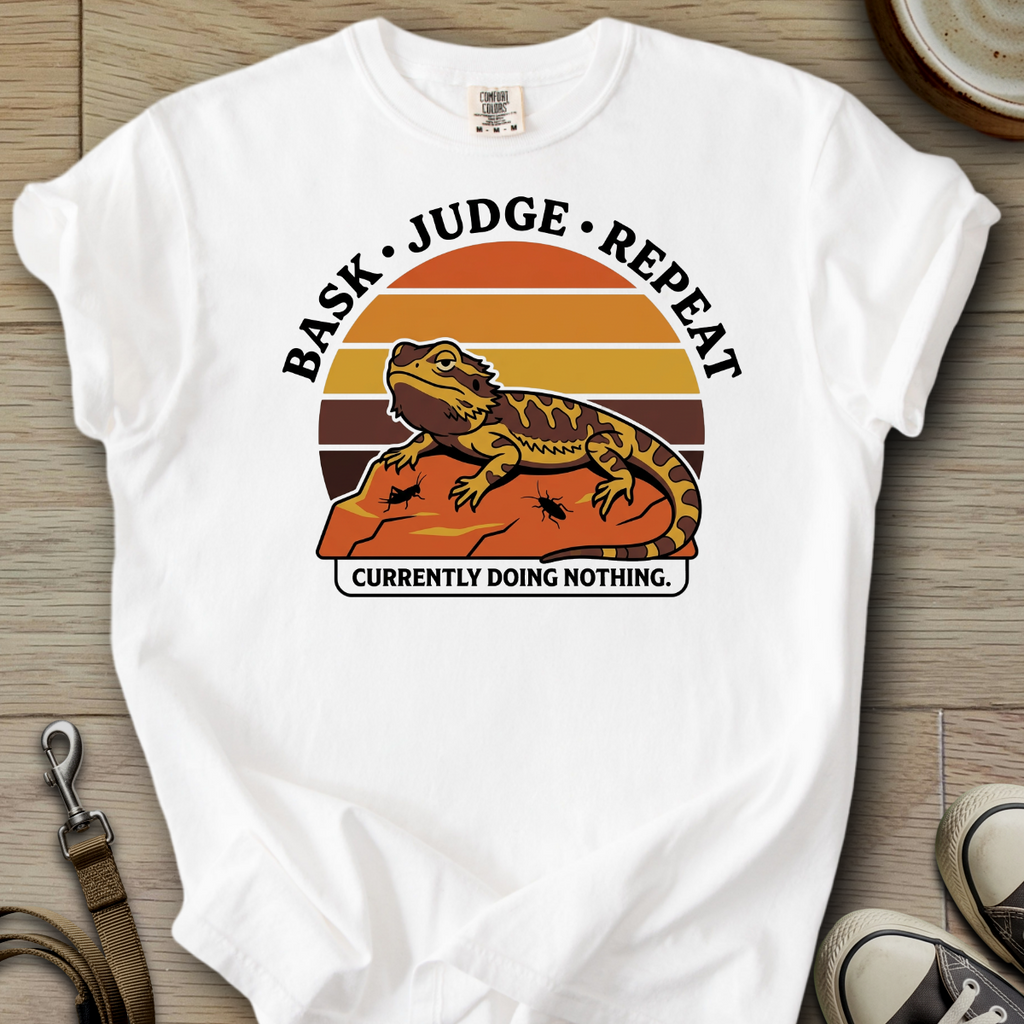 Bask, Judge, Repeat - Beardie T-Shirt