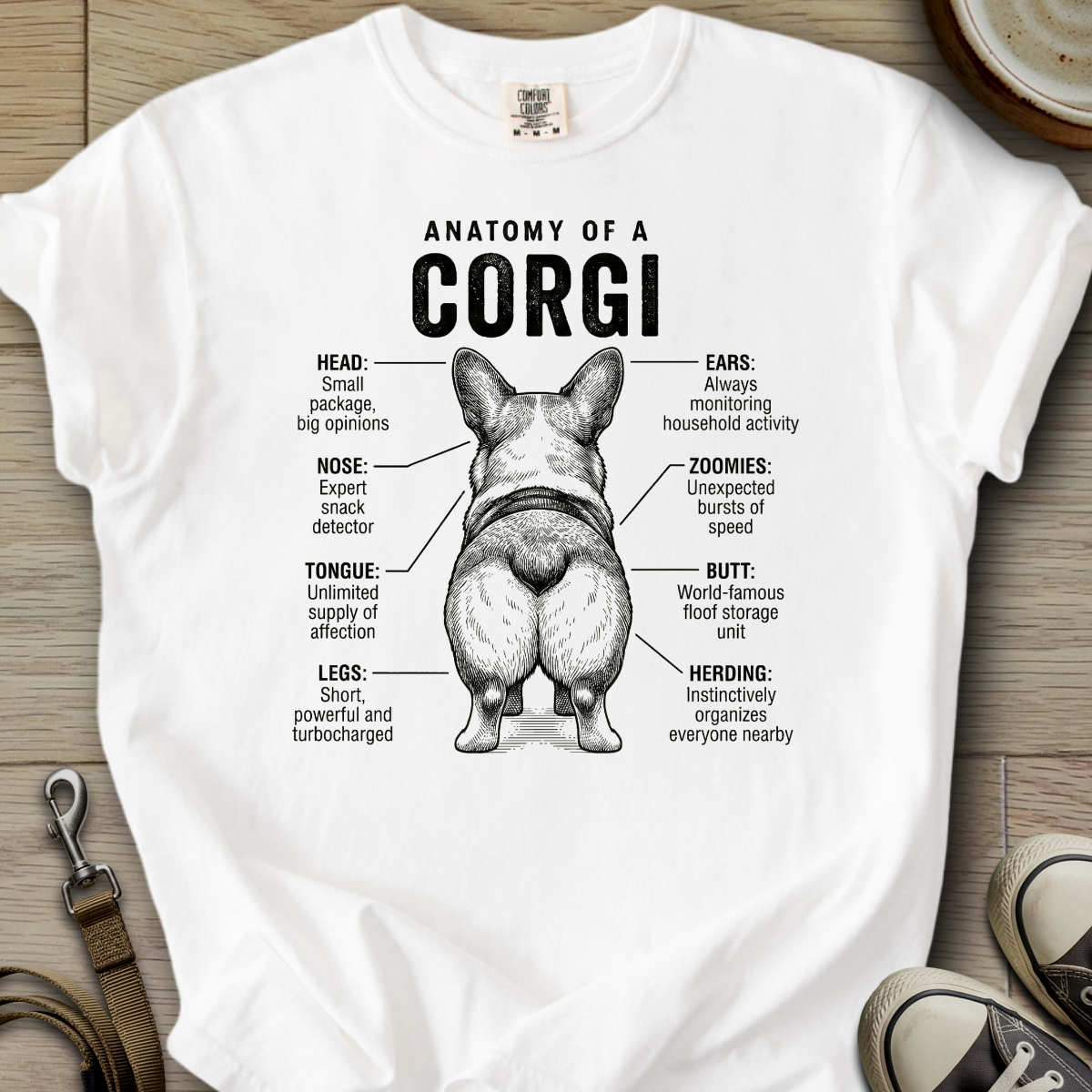 Anatomy of a Corgi I T-Shirt