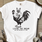 Living The Dream - Frenchie T-Shirt ©