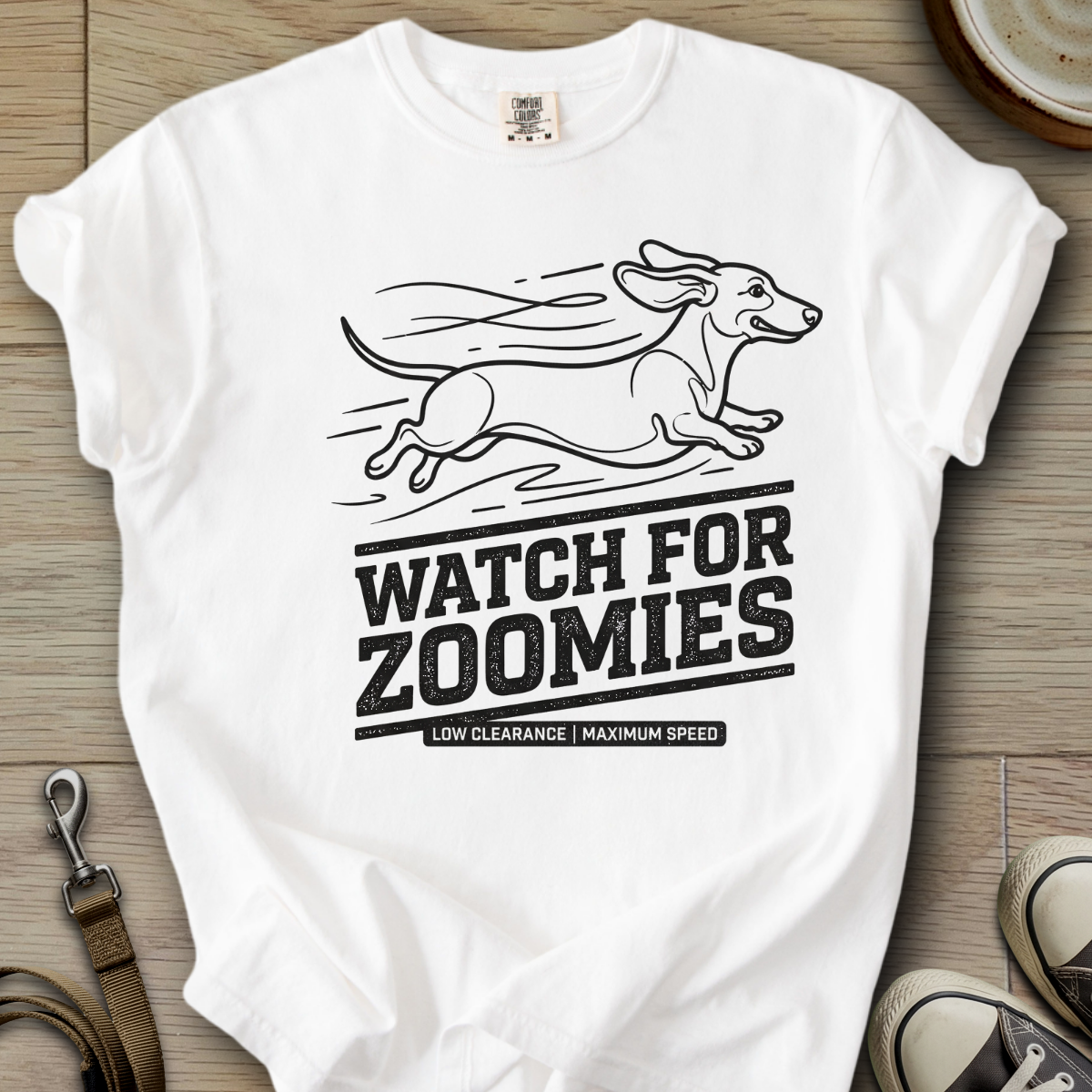 Watch for Zoomies - Doxie T-Shirt