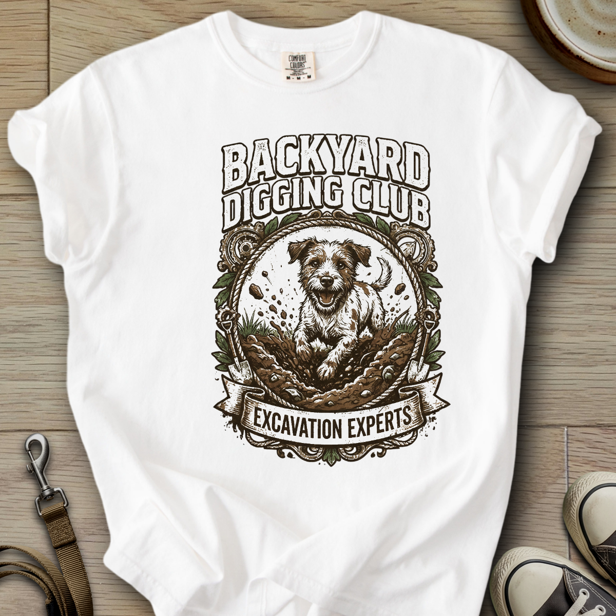 Backyard Digging Club - Dog T-Shirt