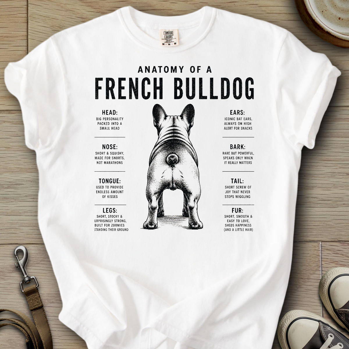 Anatomy of a Frenchie I T-Shirt