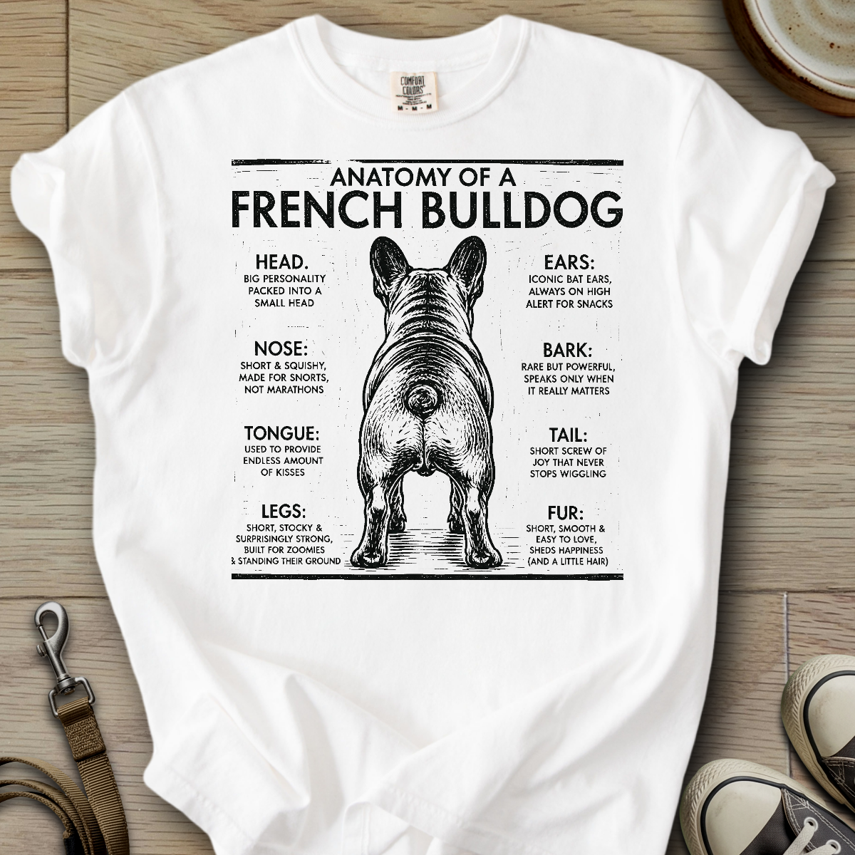 Anatomy of a Frenchie II T-Shirt