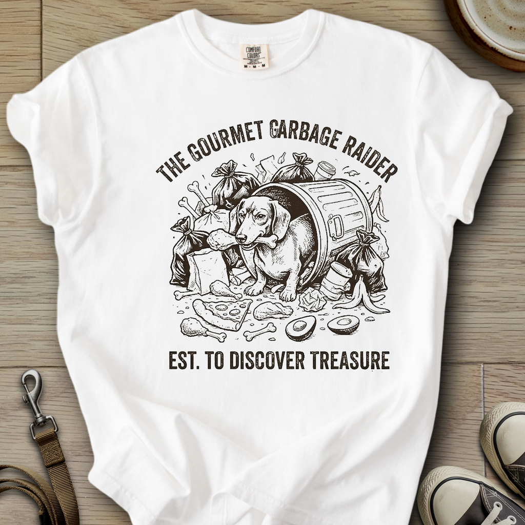 The Gourmet Garage Raider - Doxie T-Shirt