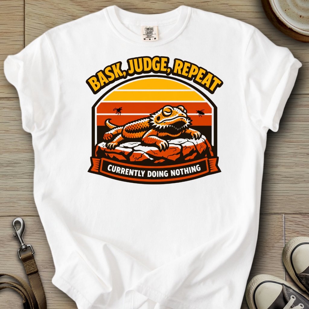 Bask, Judge, Repeat - Beardie T-Shirt