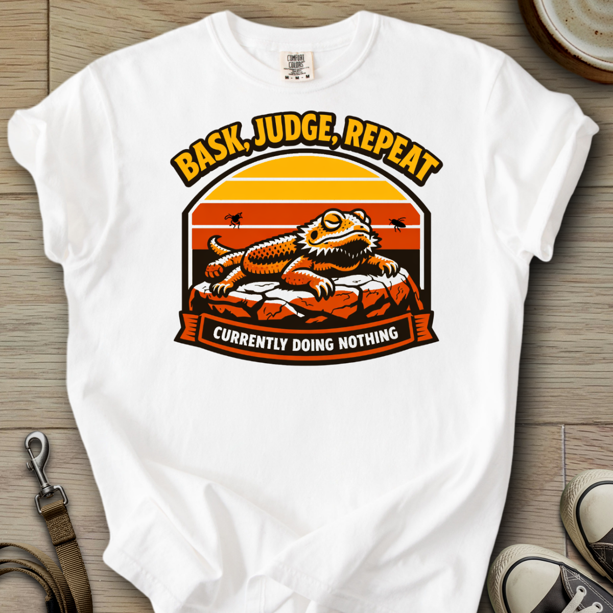 Bask, Judge, Repeat - Beardie T-Shirt