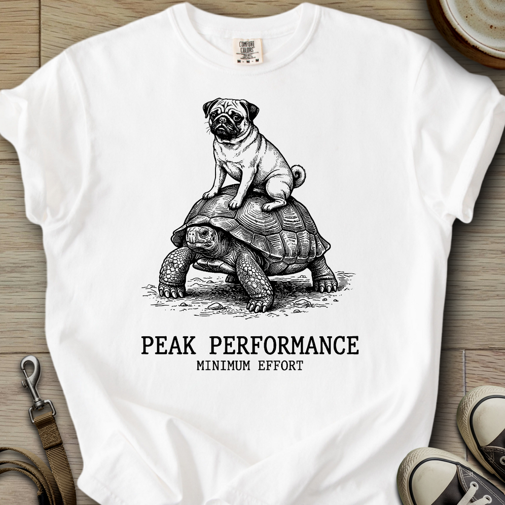 Peak Performance - Pug T-Shirt