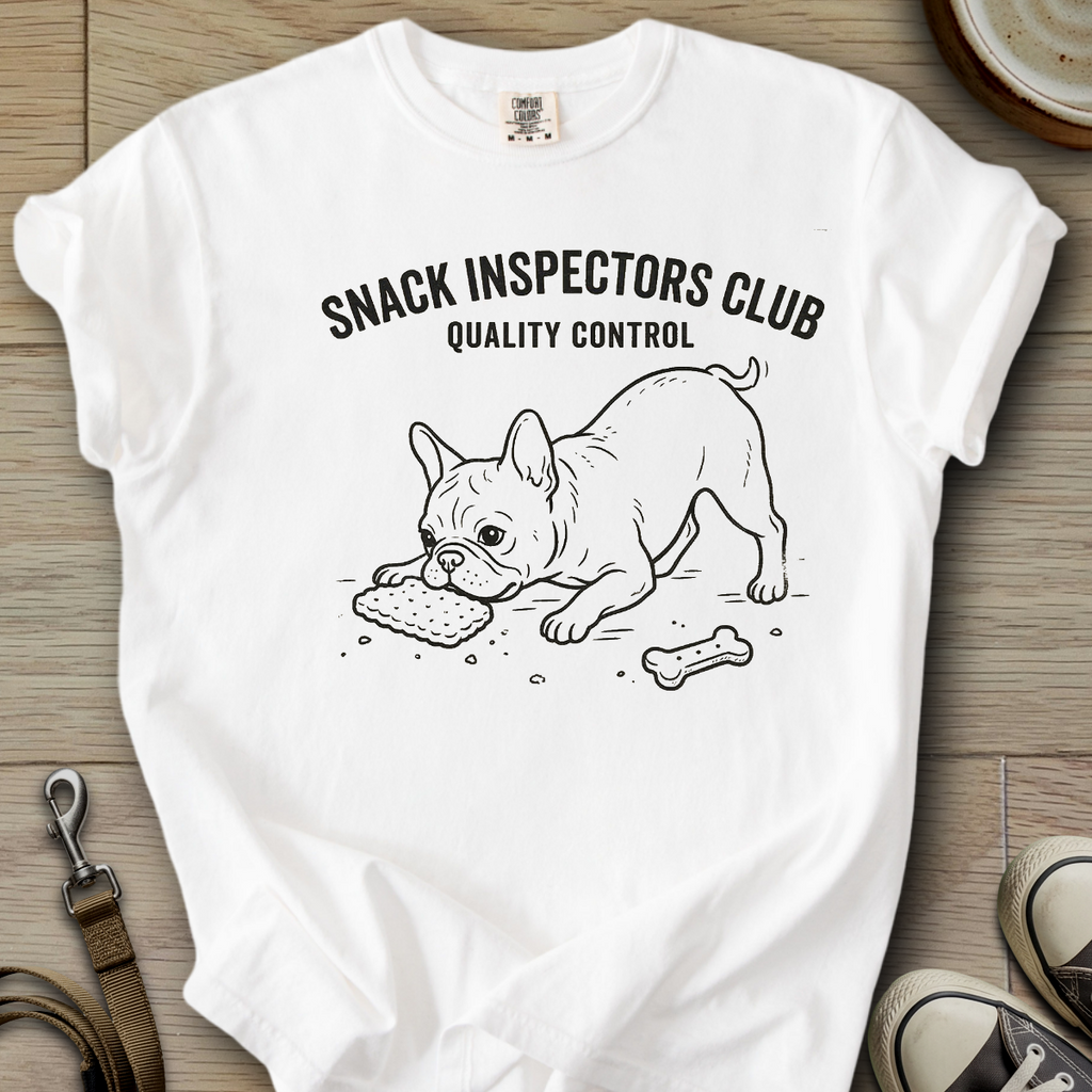 Snack Inspectors Club - Frenchie T-Shirt