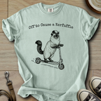 Off to Cause a Kerfuffle - Cat T-Shirt