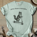 Off to Cause a Kerfuffle - Cat T-Shirt