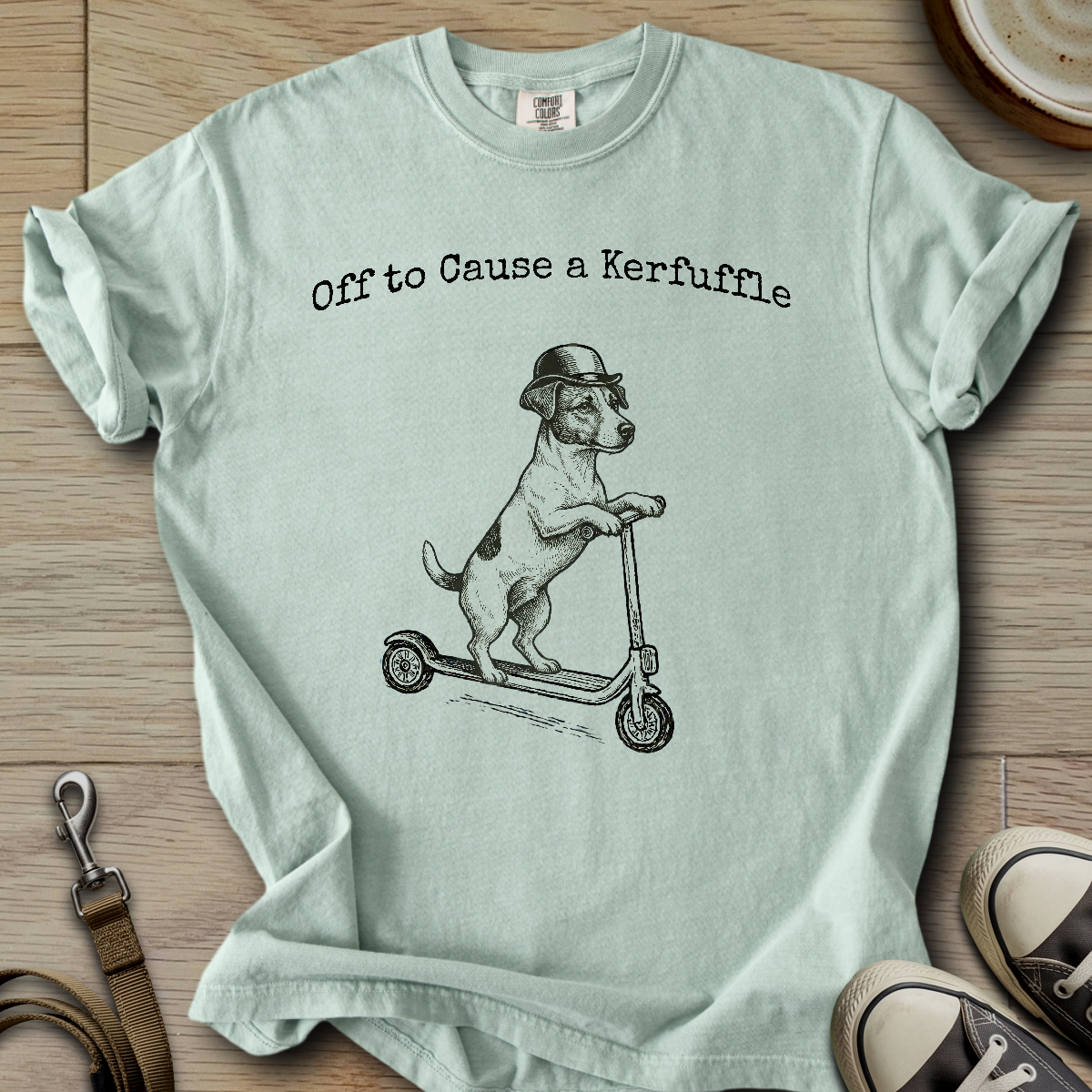Off to Cause a Kerfuffle - Parson T-Shirt