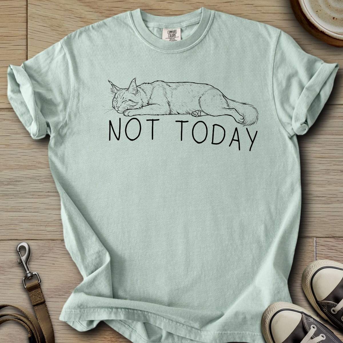 Not Today - Cat T-Shirt