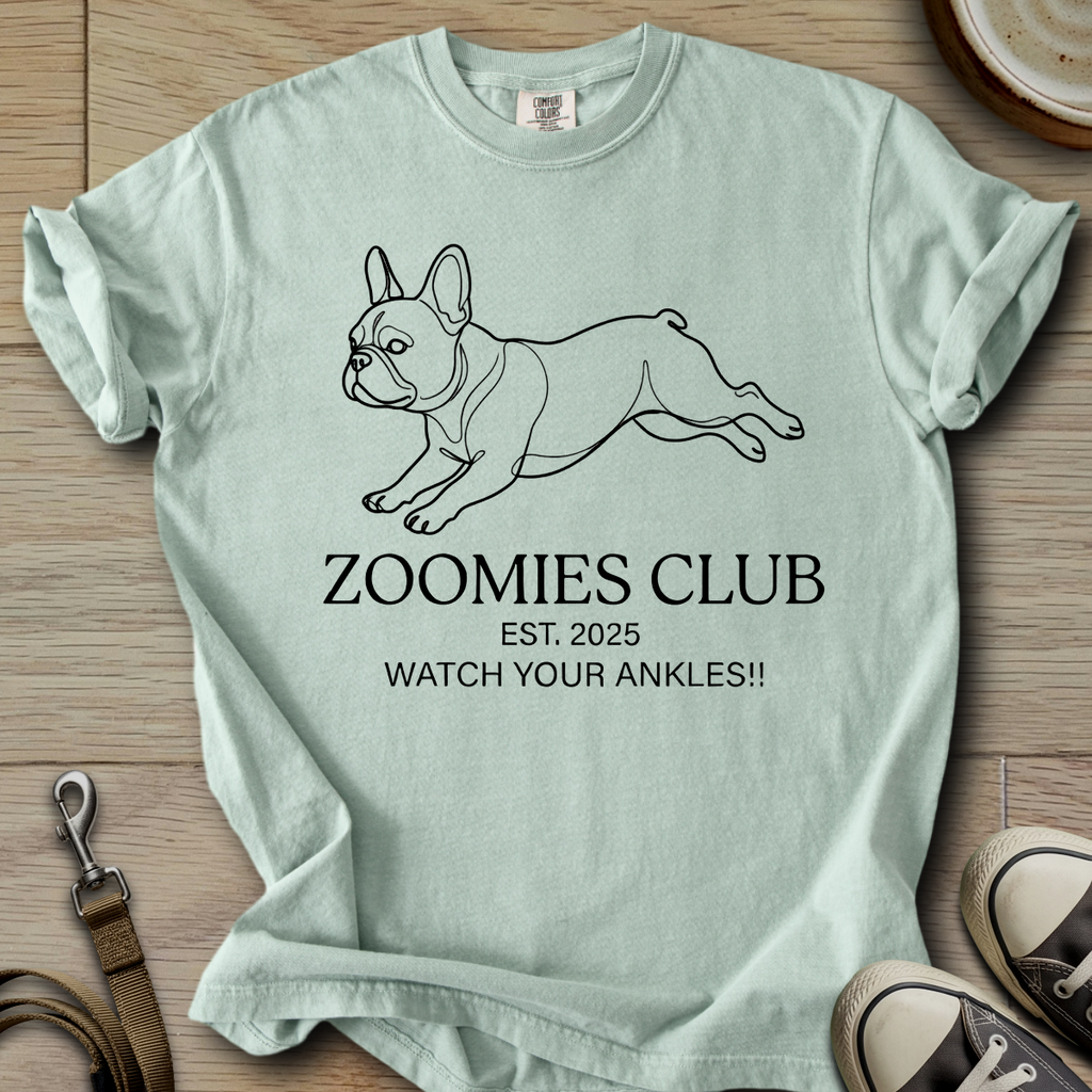 Zoomies Club - Frenchie T-Shirt