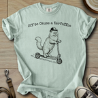 Off to Cause a Kerfuffle - Cat T-Shirt