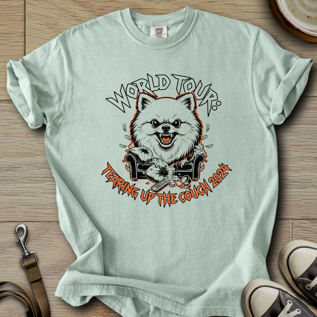 Tearing Up Couch - Dog T-Shirt