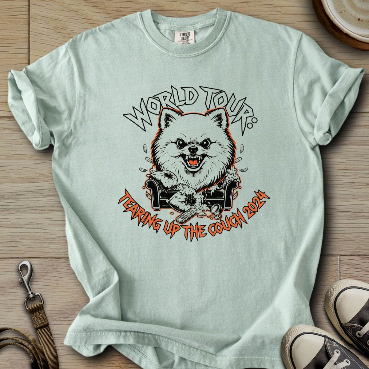 Tearing Up Couch - Dog T-Shirt