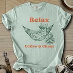 Relax Coffee & Chaos - Frenchie T-Shirt