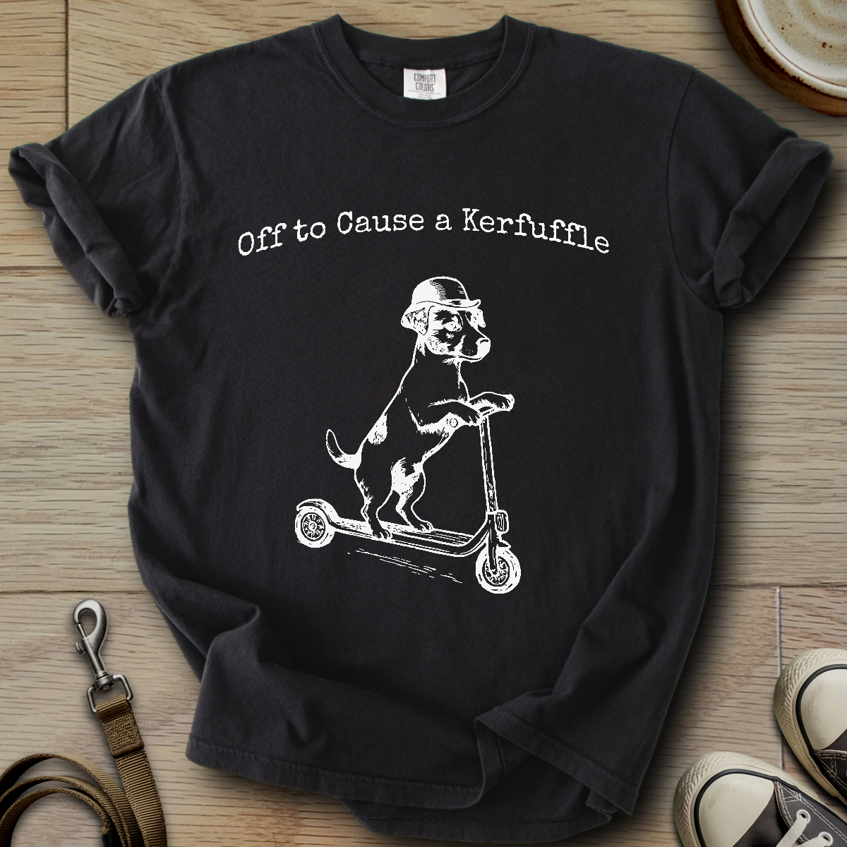 Off to Cause a Kerfuffle - Parson T-Shirt