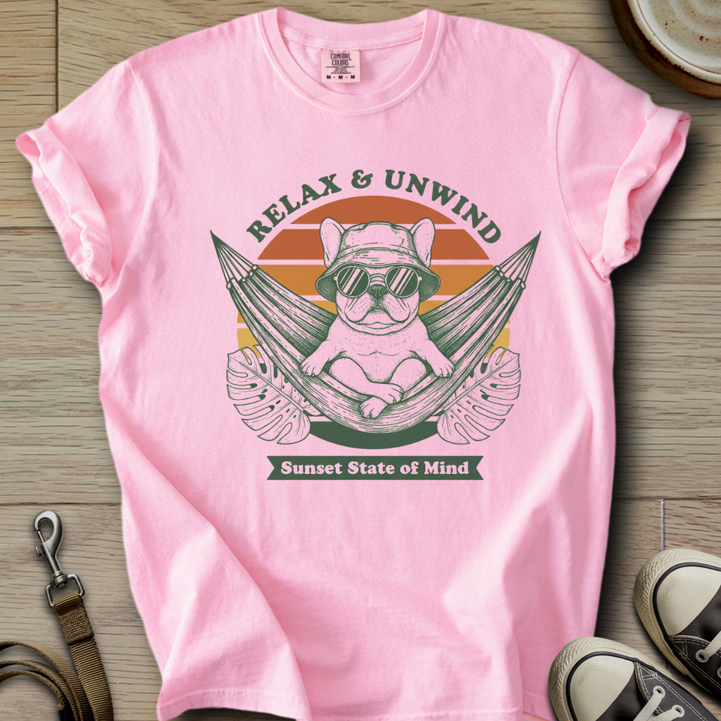 Relax & Unwind - Frenchie T-Shirt