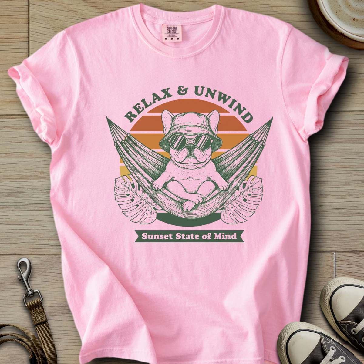 Relax & Unwind - Frenchie T-Shirt