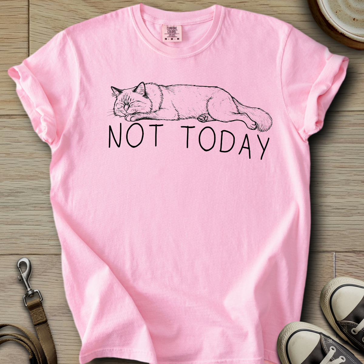 Not Today - Cat T-Shirt