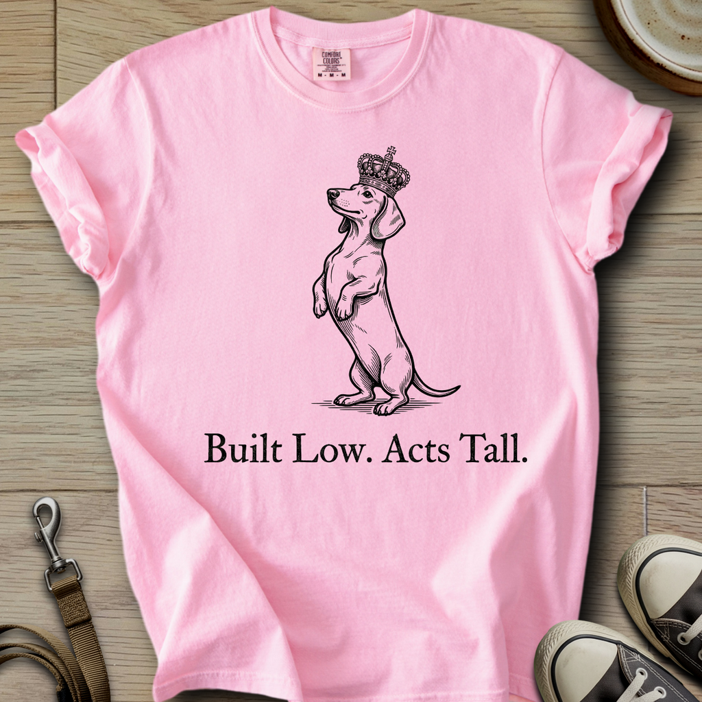 Built Low Acts Tall - Doxie T-Shirt