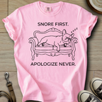 Snore First - Frenchie T-Shirt