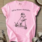 Off to Cause a Kerfuffle - Labrador T-Shirt