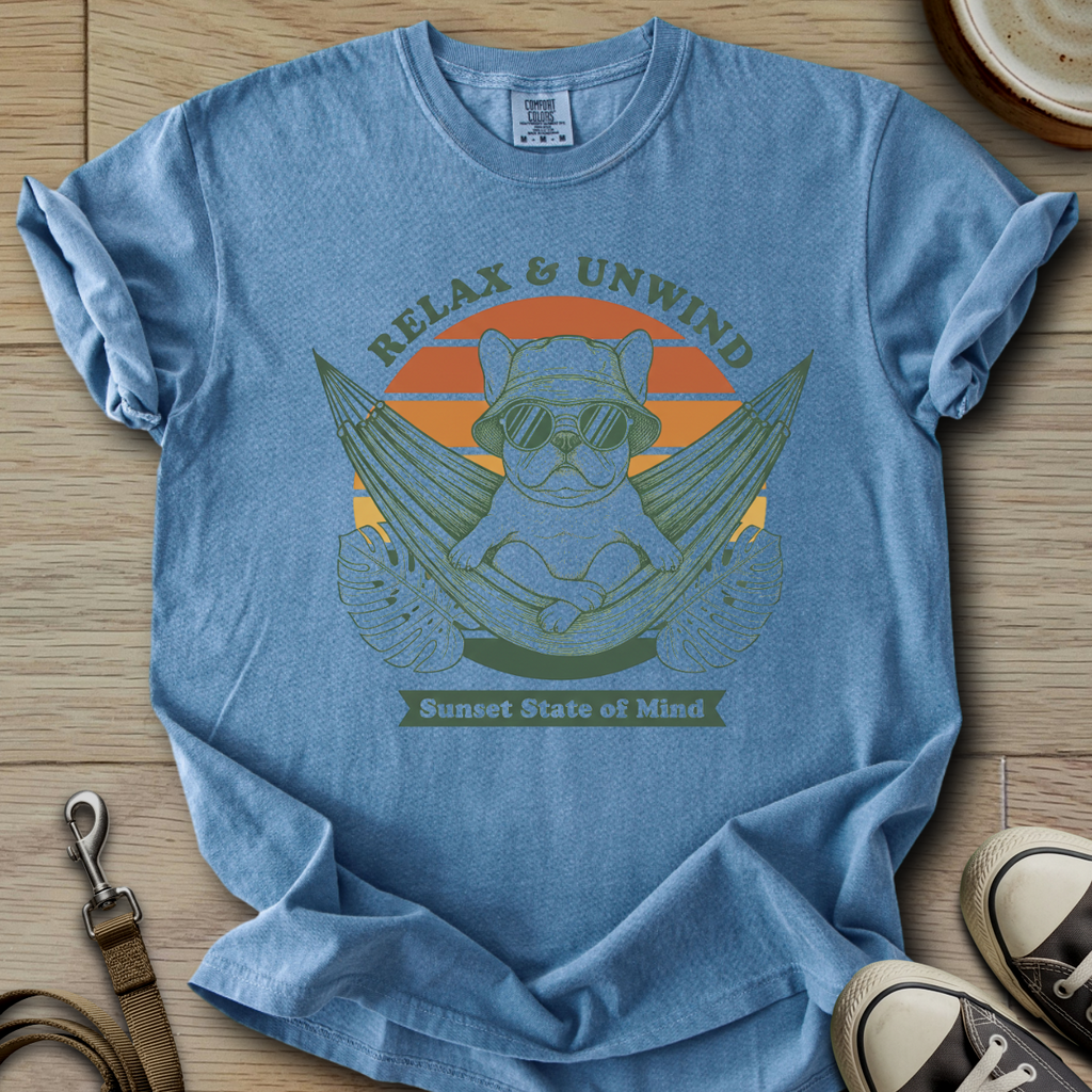 Relax & Unwind - Frenchie T-Shirt