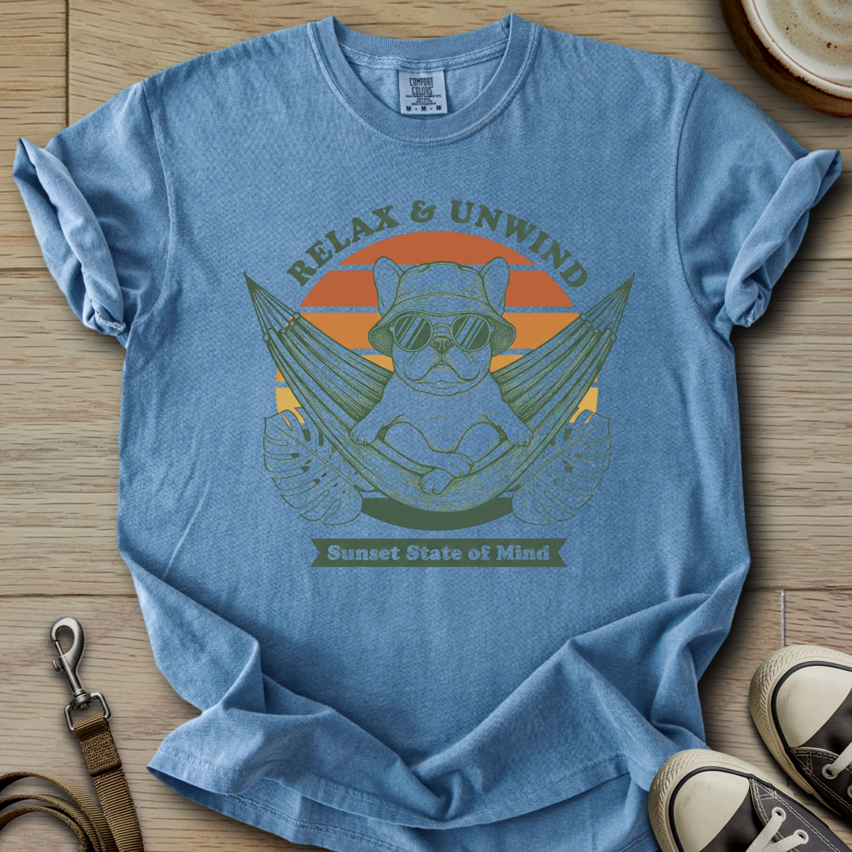 Relax & Unwind - Frenchie T-Shirt