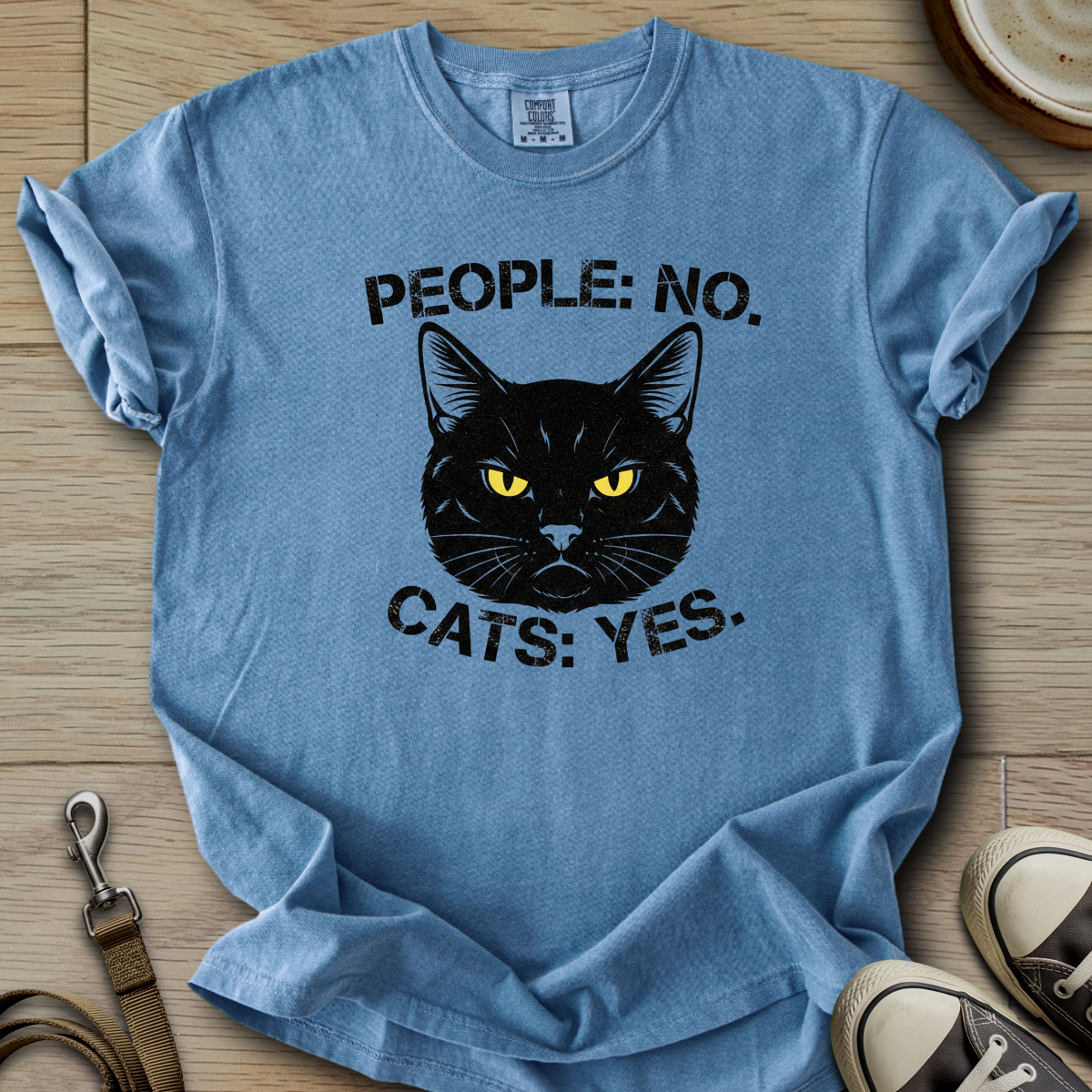 People No Cat Yes T-Shirt