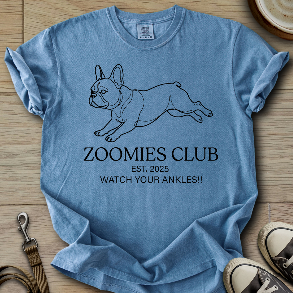 Zoomies Club - Frenchie T-Shirt