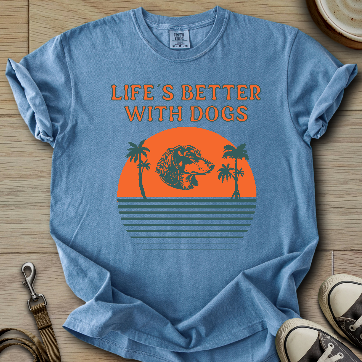 Life is Better W/Dogs - Doxie T-Shirt